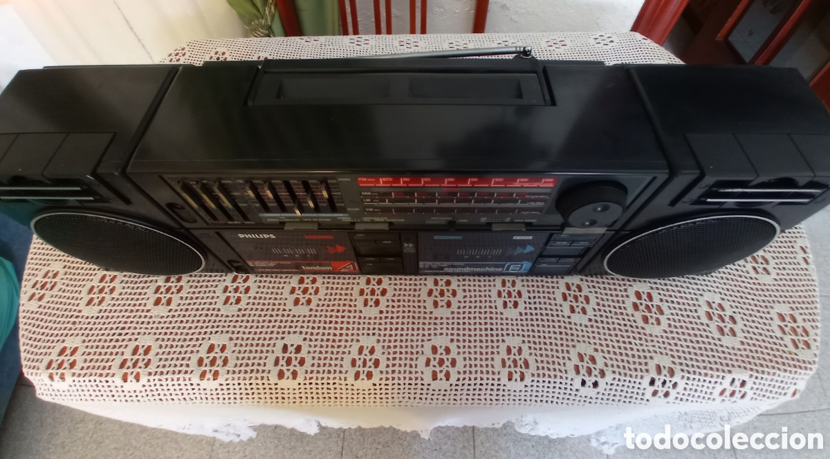 Radios antiguas: Radio cassettearca Philips - Foto 6