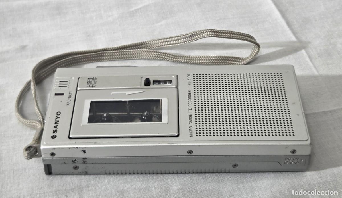 Radios antiguas: Grabadora Sanyo Trc 5700, Funcionando - Foto 2