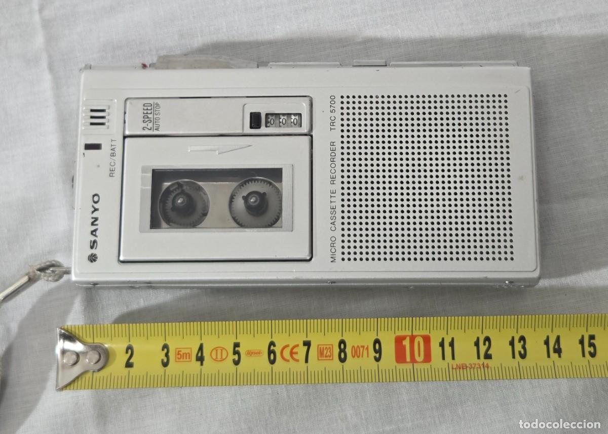 Radios antiguas: Grabadora Sanyo Trc 5700, Funcionando - Foto 11