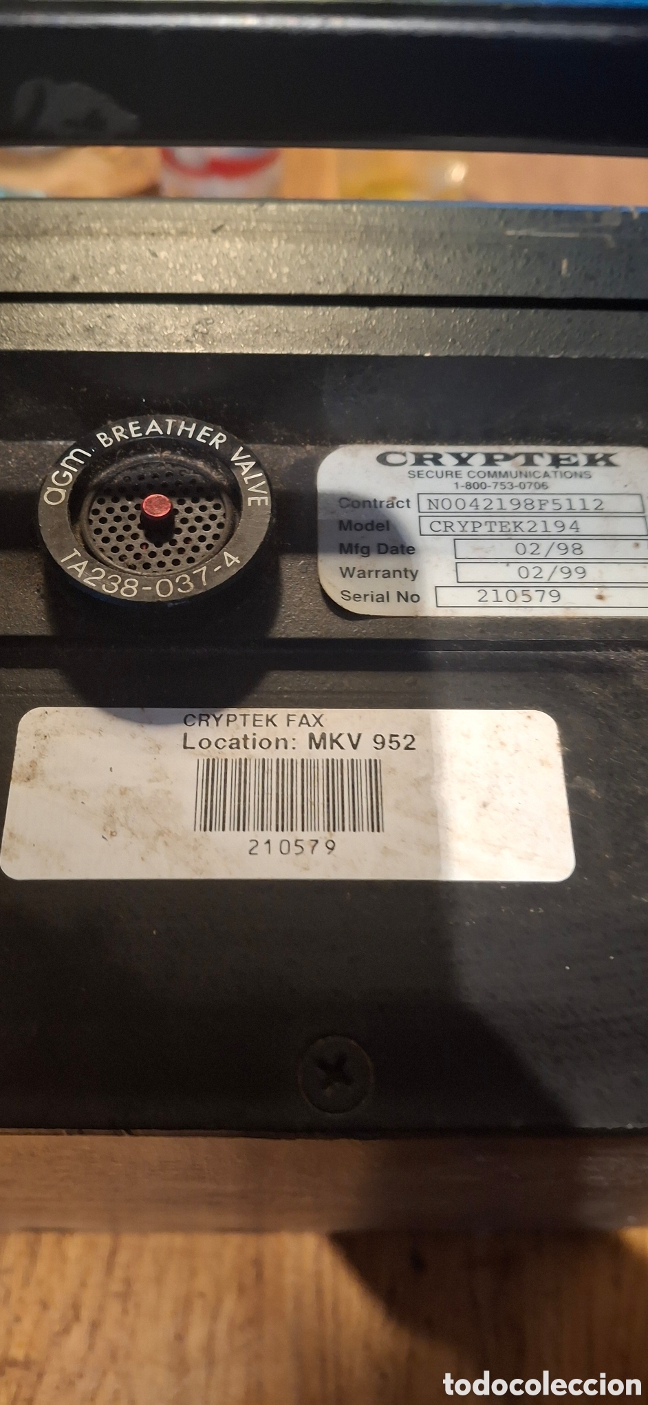 Radios antiguas: Cryptek 2194 military faximilar - Foto 2