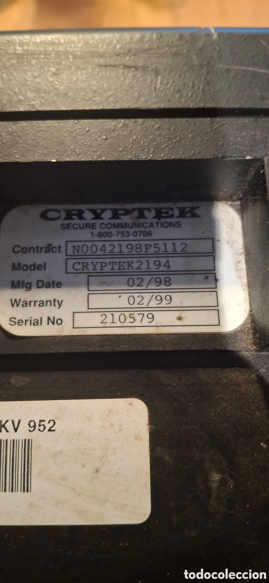 Radios antiguas: Cryptek 2194 military faximilar - Foto 4