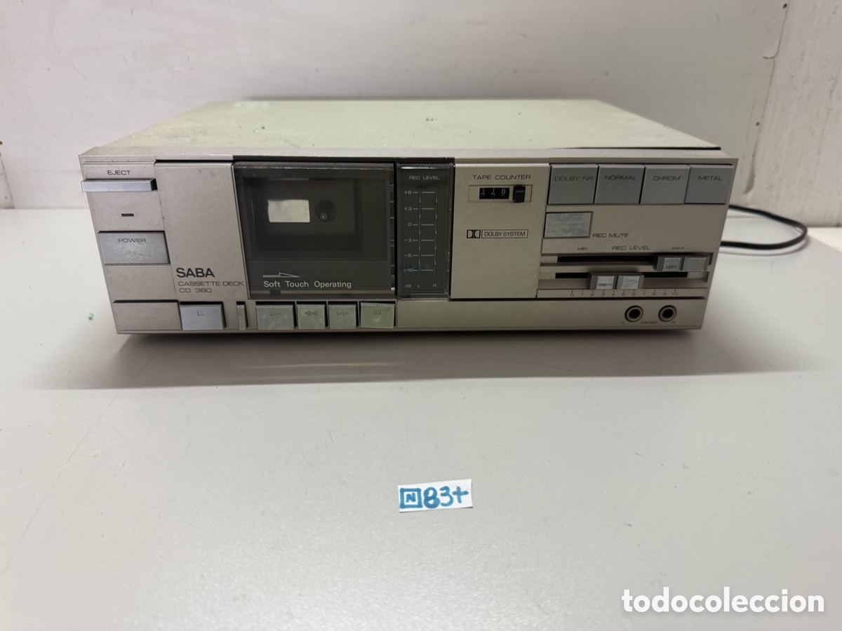 Radios antiguas: Antiguo casete sabba cd 380 - Foto 1