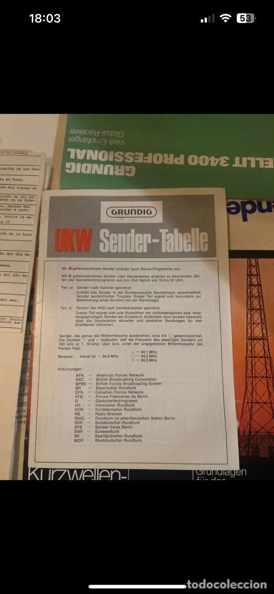 Radios antiguas: Radio Grundig Sat&eacute;lite 3200 - Foto 9