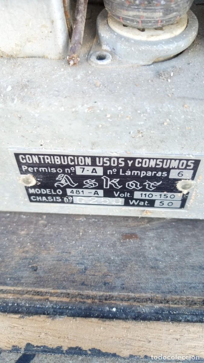 Radios antiguas: Radio de v&aacute;lvulas , antiguo - Foto 8