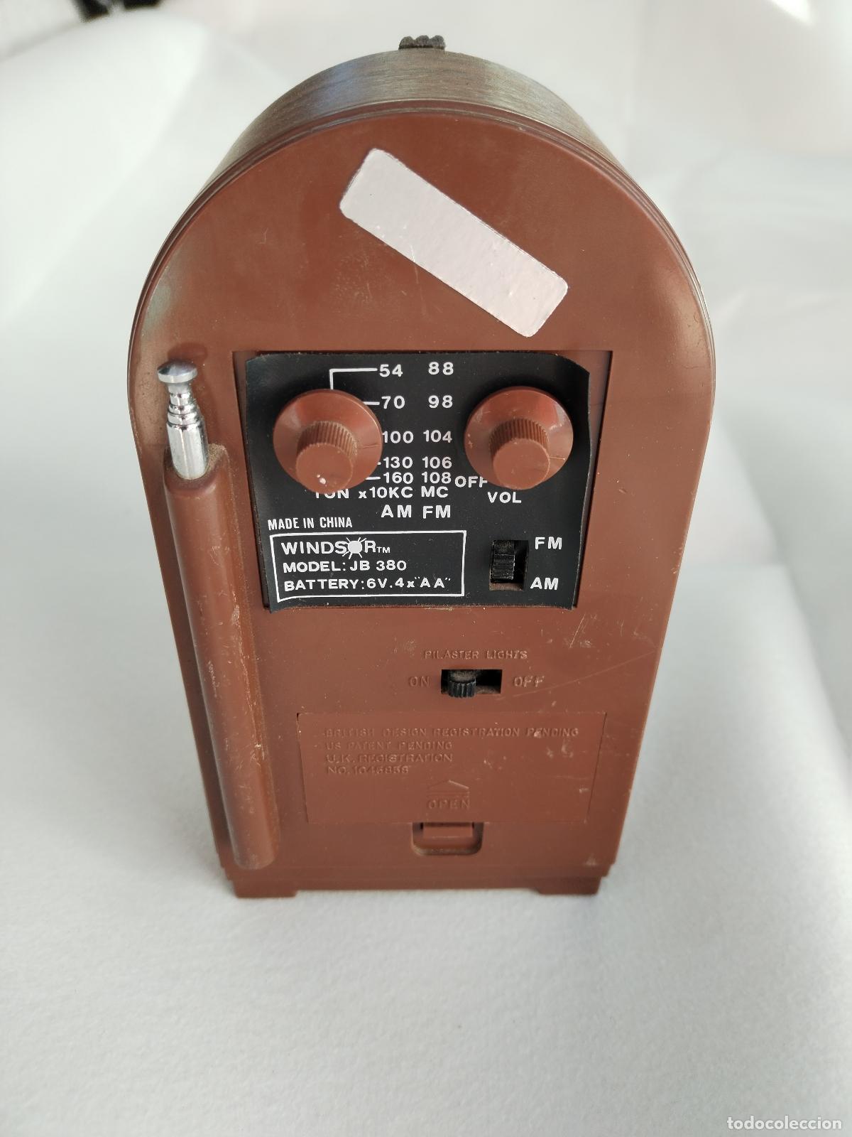 Radios antiguas: radio winsor model jb380 retro - c176 - Foto 4
