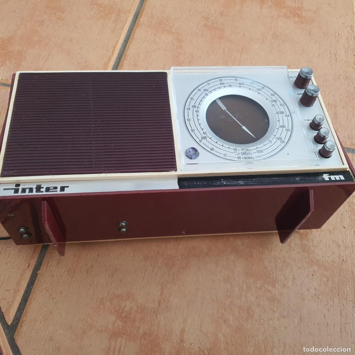 Radios antiguas: Radio Inter modelo Niza a&ntilde;o 1969 - Foto 3