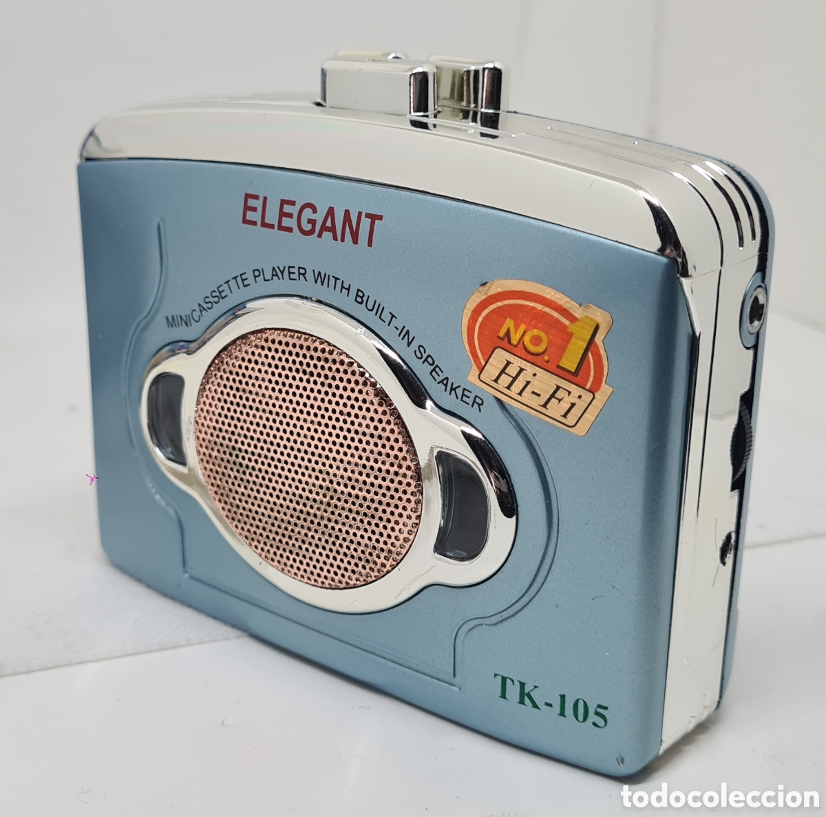 Radios antiguas: WALKMAN CASSETTE CASETE PLAYER TK 105 CON ALTAVOZ INTEGRADO - Foto 2