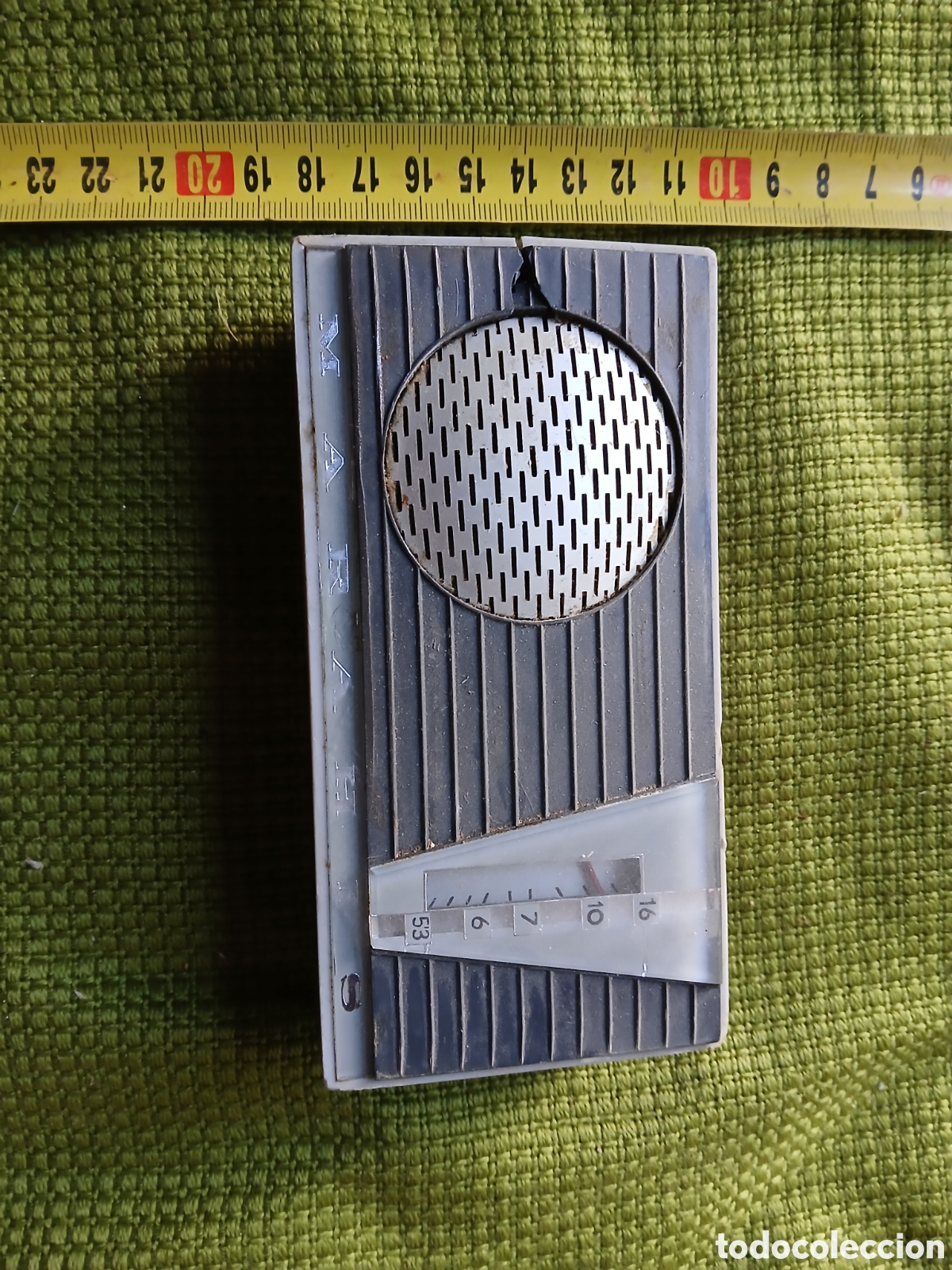 Radios antiguas: Transistor marahis q 190 unico a restaurar - Foto 1