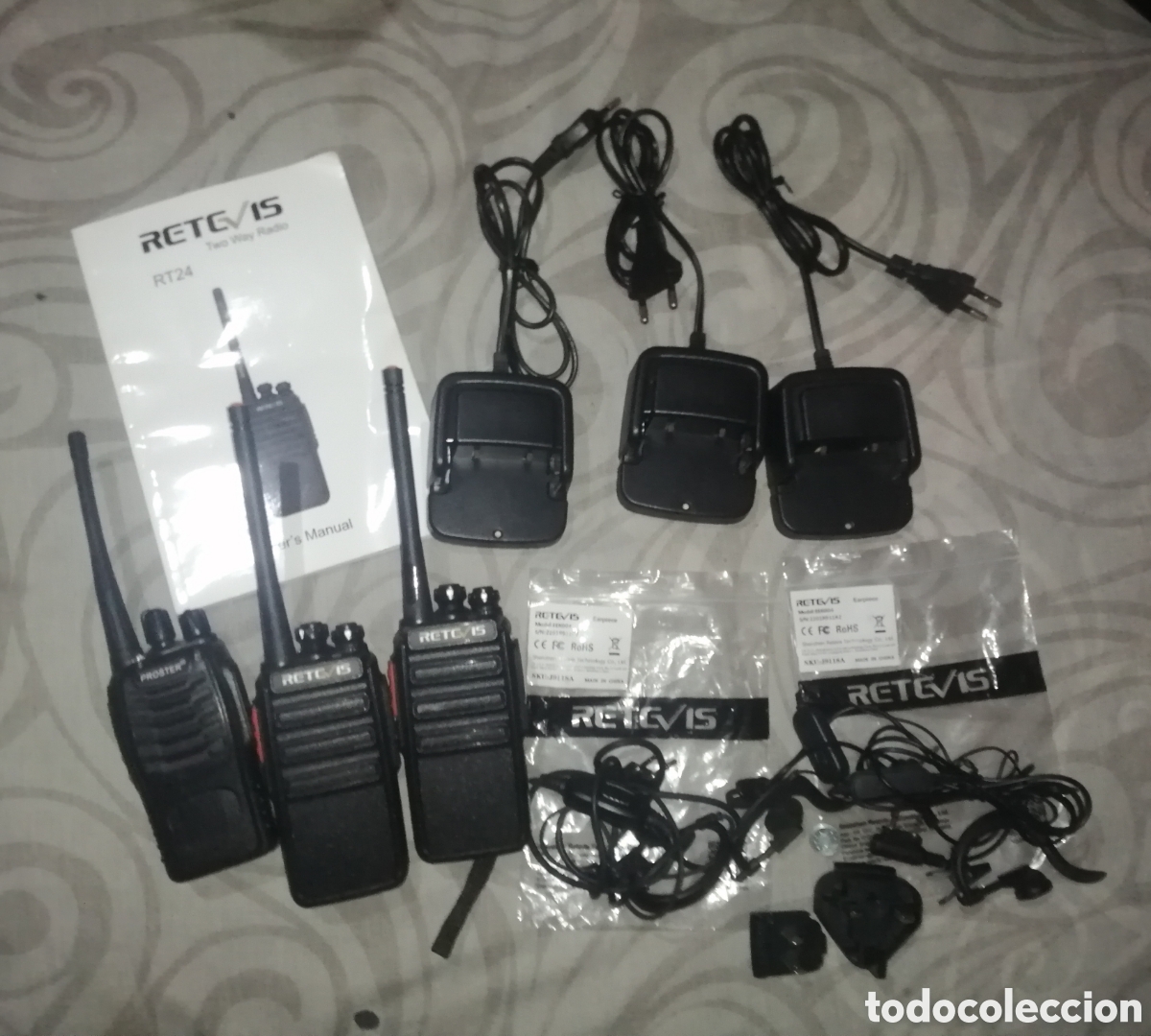 Radios antiguas: Pack de walkie-talkies Retevis RT24 PMR - Foto 1