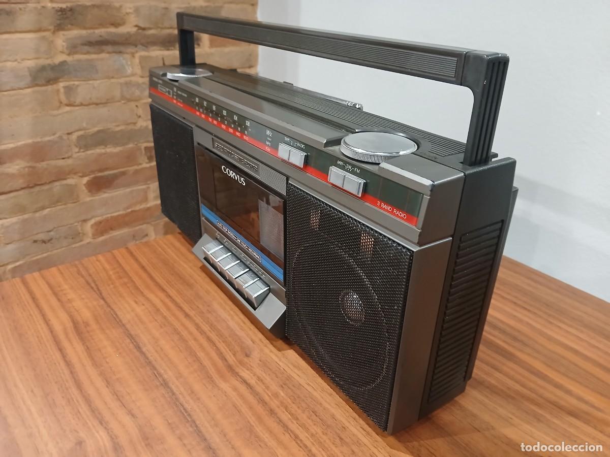 Radios antiguas: Radio cassette Corvus 1919S - Foto 2