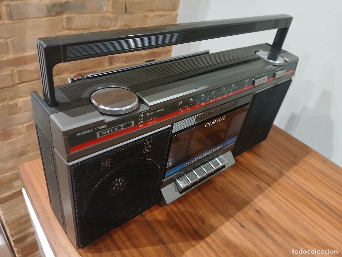 Radios antiguas: Radio cassette Corvus 1919S - Foto 4