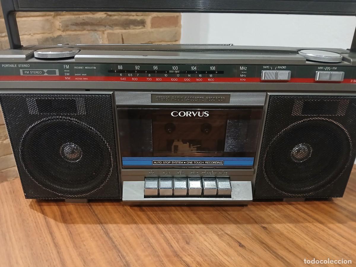 Radios antiguas: Radio cassette Corvus 1919S - Foto 5