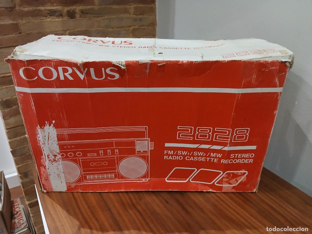 Radios antiguas: Radio cassette Corvus 1919S - Foto 7
