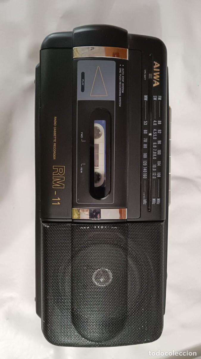 Radios antiguas: Radio-Cassette Recorder AIWA RM-11 - Foto 2