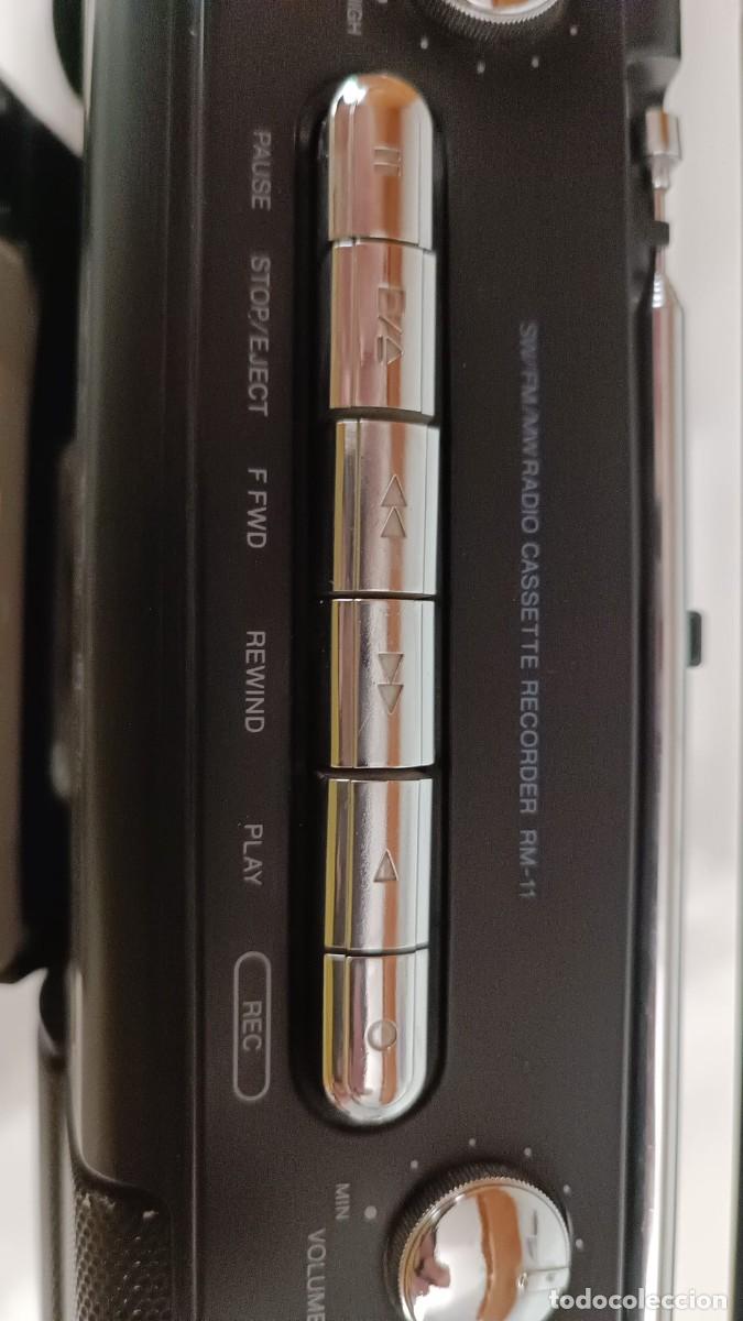 Radios antiguas: Radio-Cassette Recorder AIWA RM-11 - Foto 5