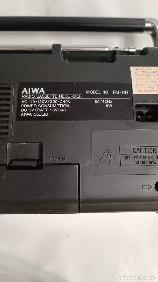 Radios antiguas: Radio-Cassette Recorder AIWA RM-11 - Foto 11