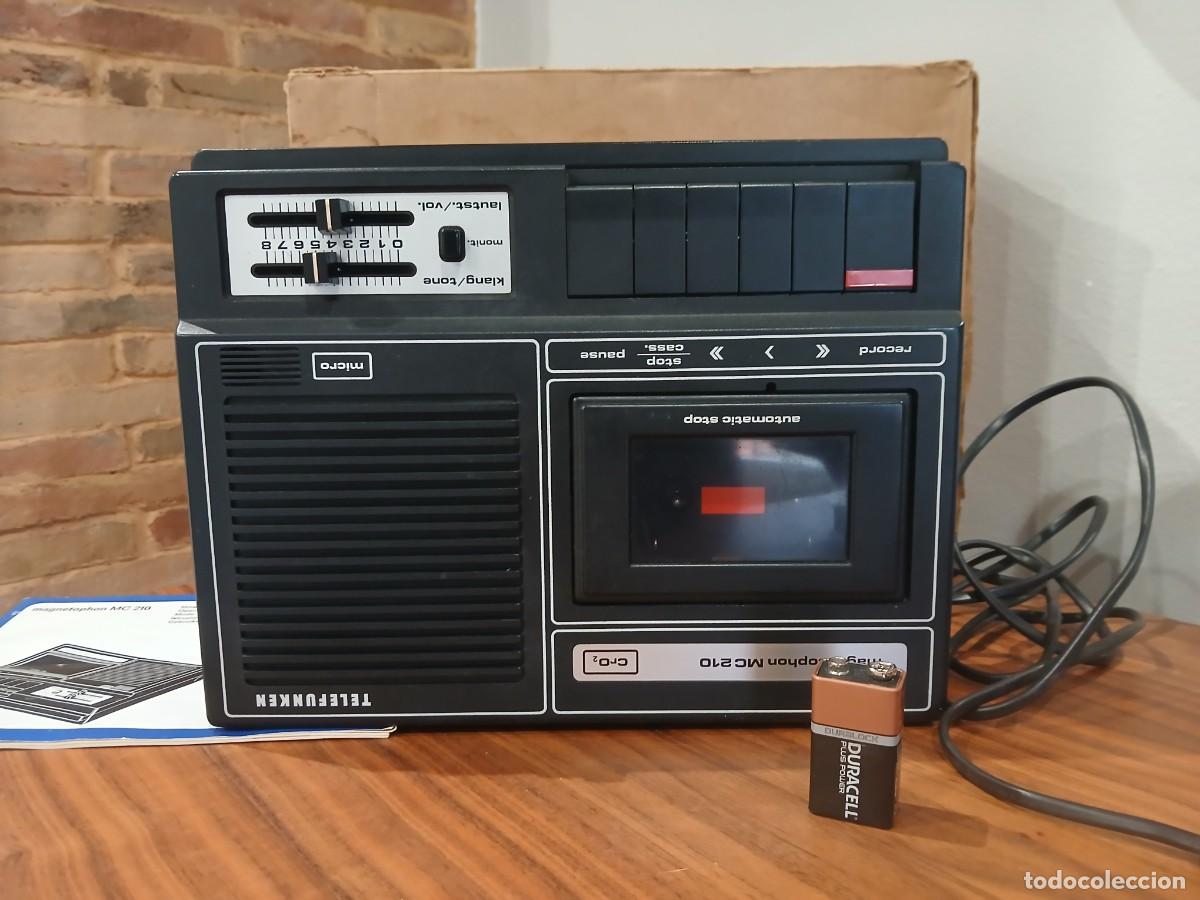 Radios antiguas: Cassette Recorder Telegunken MC210 - Foto 1