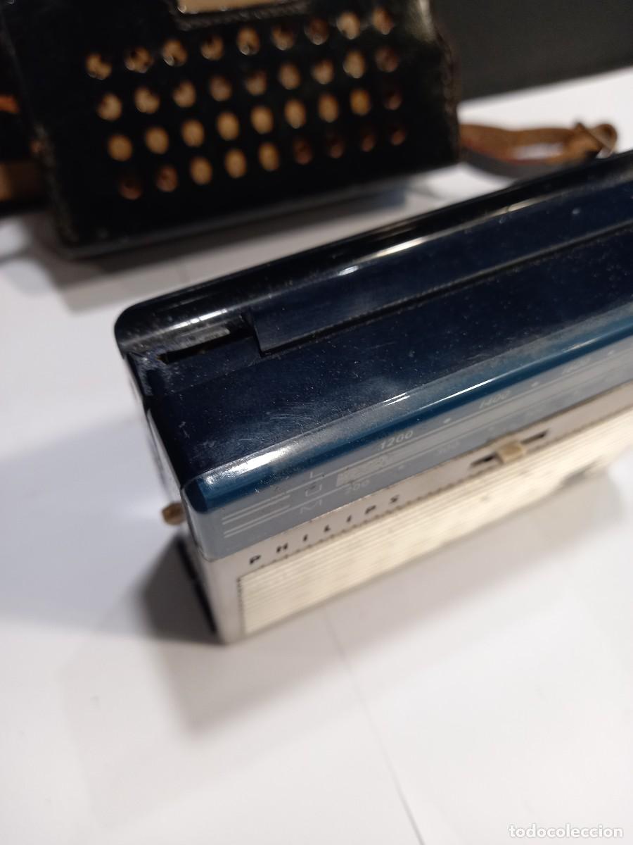 Radios antiguas: RADIO TRANSISTOR PHILIPS CON SU FUNDA ORIGINAL (G) - Foto 5