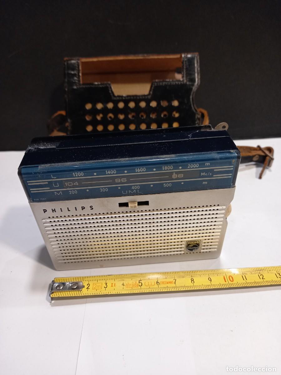 Radios antiguas: RADIO TRANSISTOR PHILIPS CON SU FUNDA ORIGINAL (G) - Foto 8