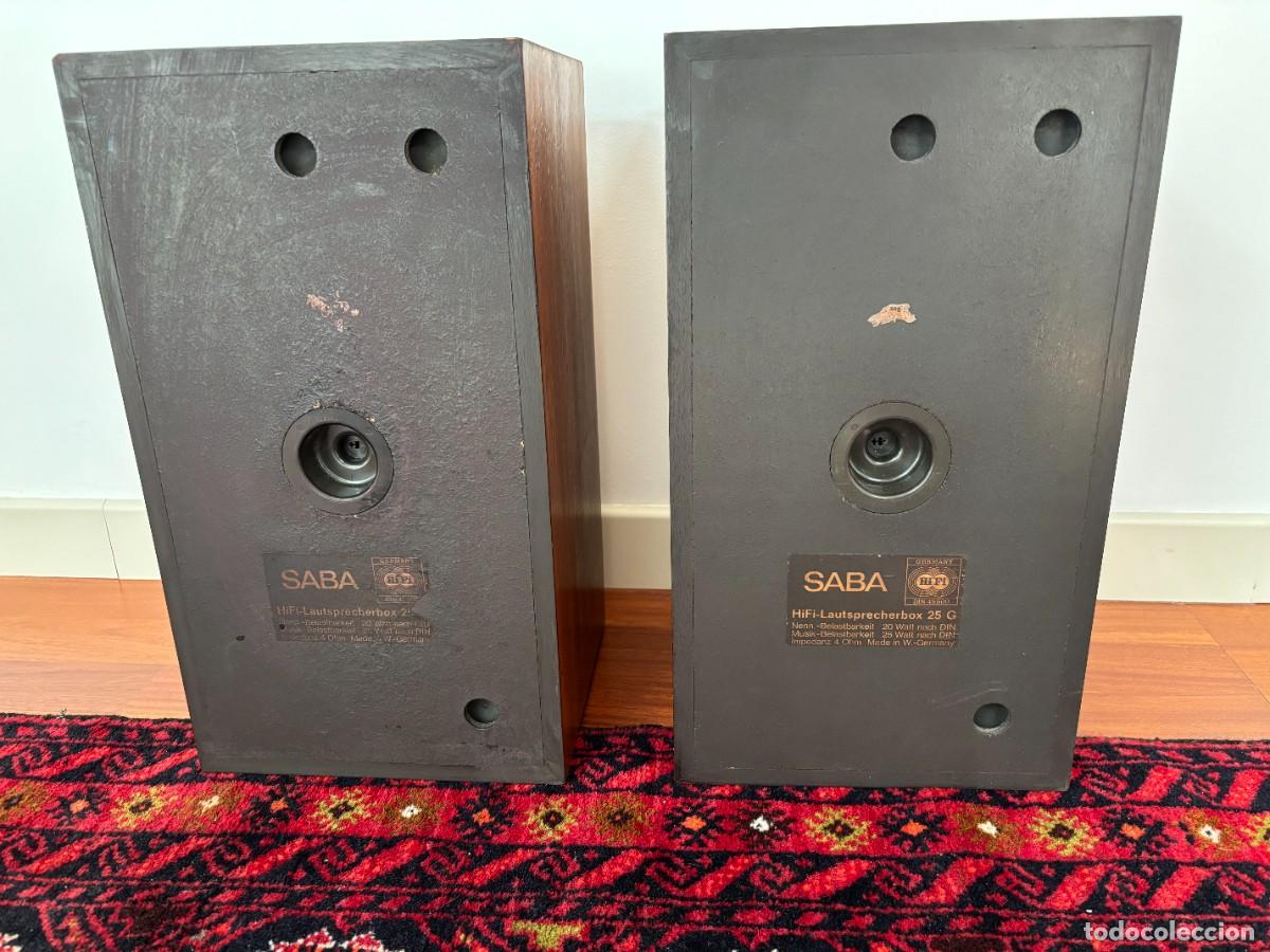 Radios antiguas: Saba 25 G - Diffusori HI FI vintage 1973 - Foto 7