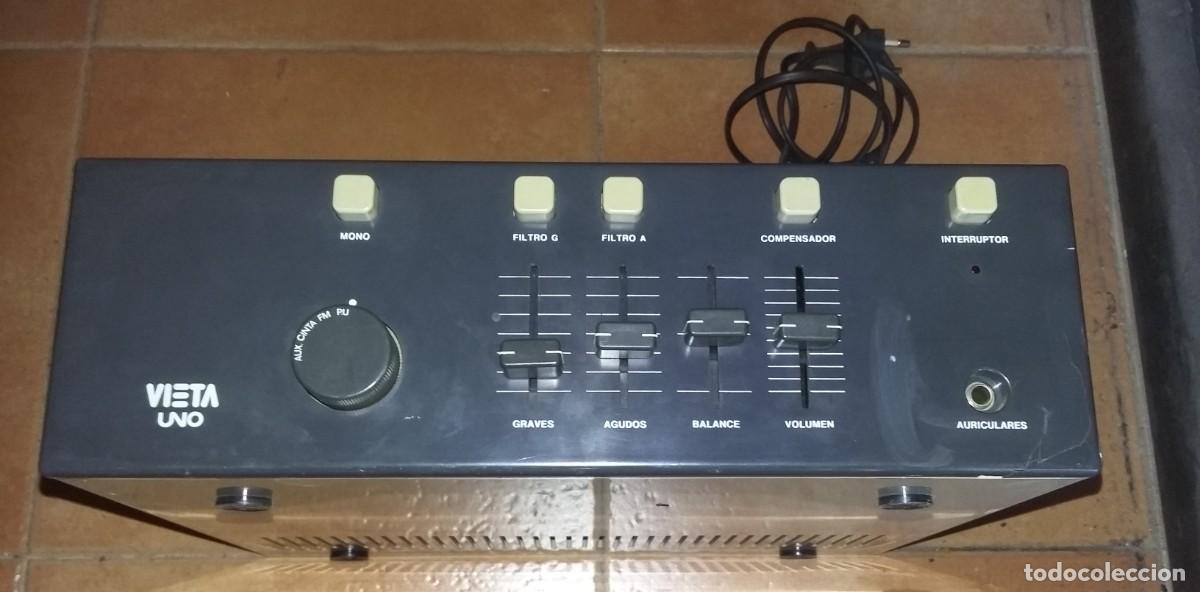 Radios antiguas: AMPLIFICADOR VIETA UNO. FUNCIONA. - Foto 1
