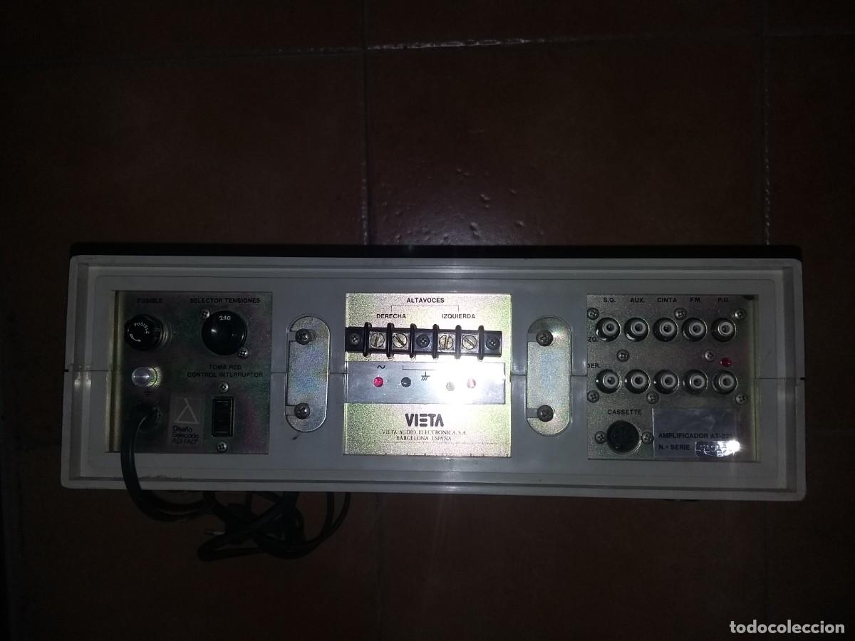 Radios antiguas: AMPLIFICADOR VIETA UNO. FUNCIONA. - Foto 2