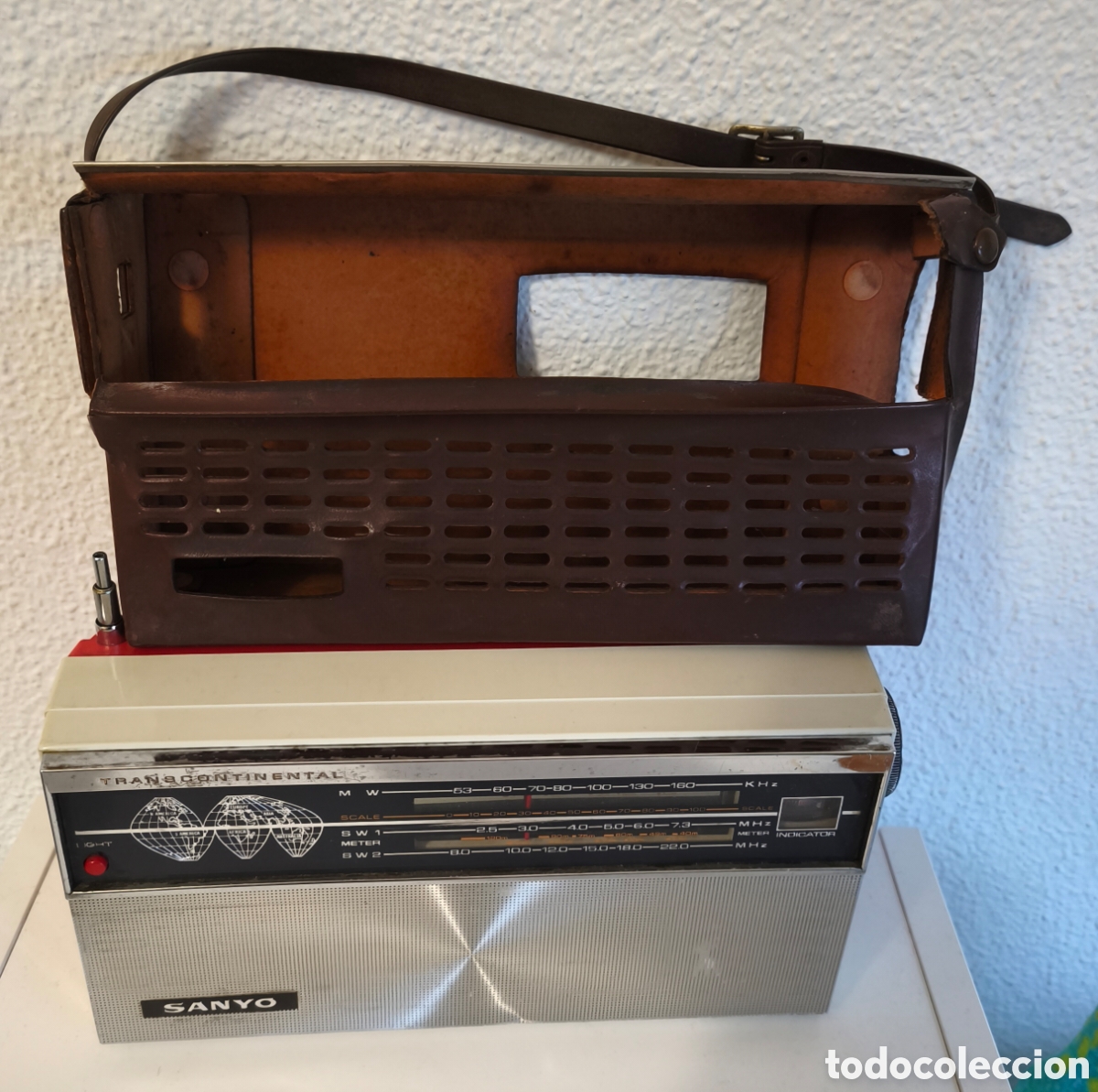 Radios antiguas: RADIO TRANSISTOR SANYO TRANSCONTINENTAL - Foto 7