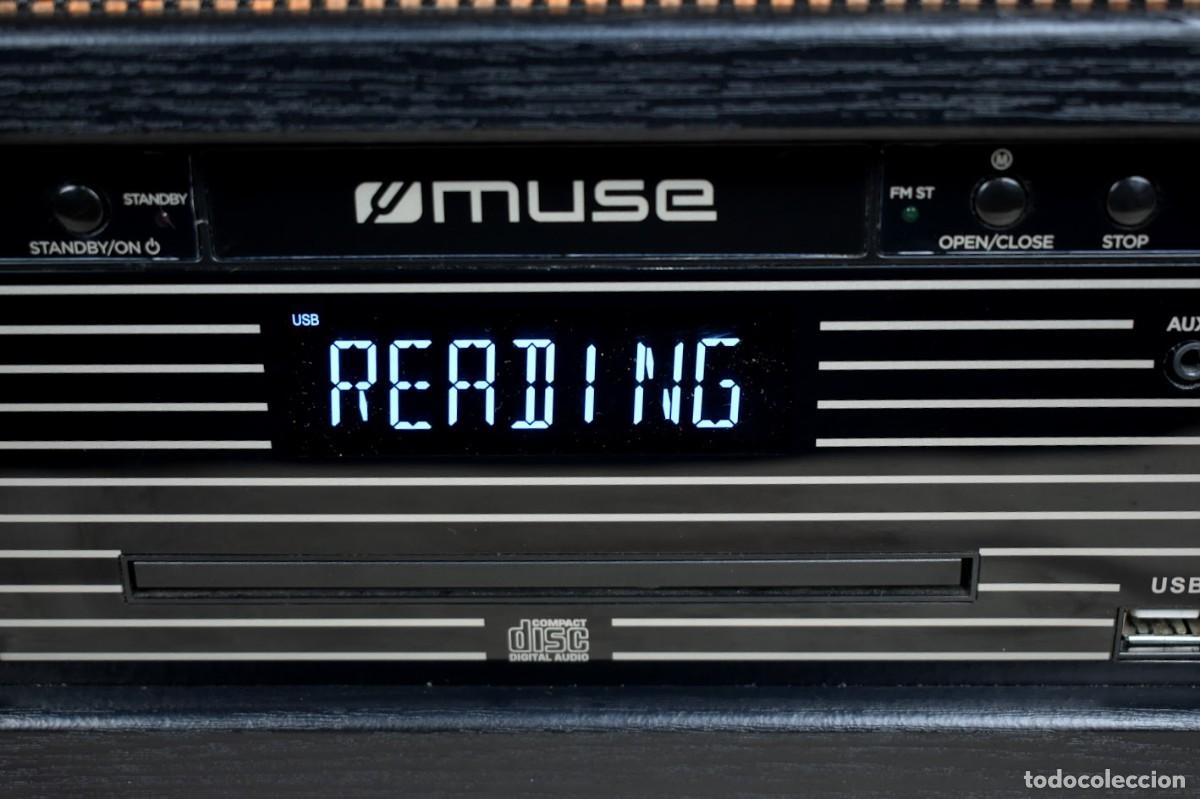 Radios antiguas: Muse MT-115W Tocadiscos CD Bluetooth USB - Foto 3