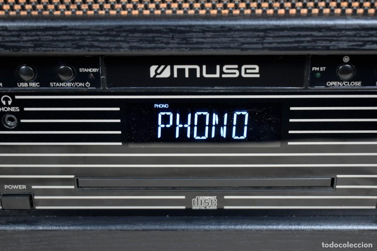 Radios antiguas: Muse MT-115W Tocadiscos CD Bluetooth USB - Foto 4