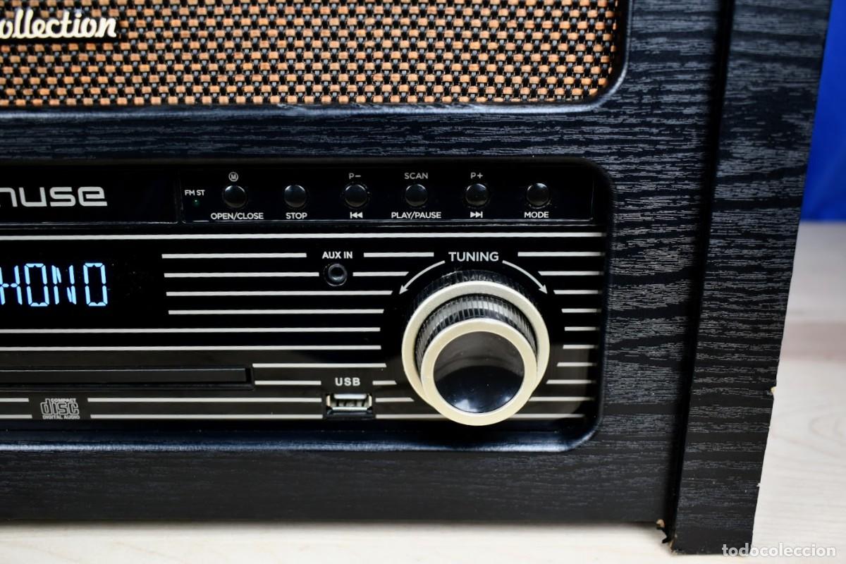 Radios antiguas: Muse MT-115W Tocadiscos CD Bluetooth USB - Foto 5