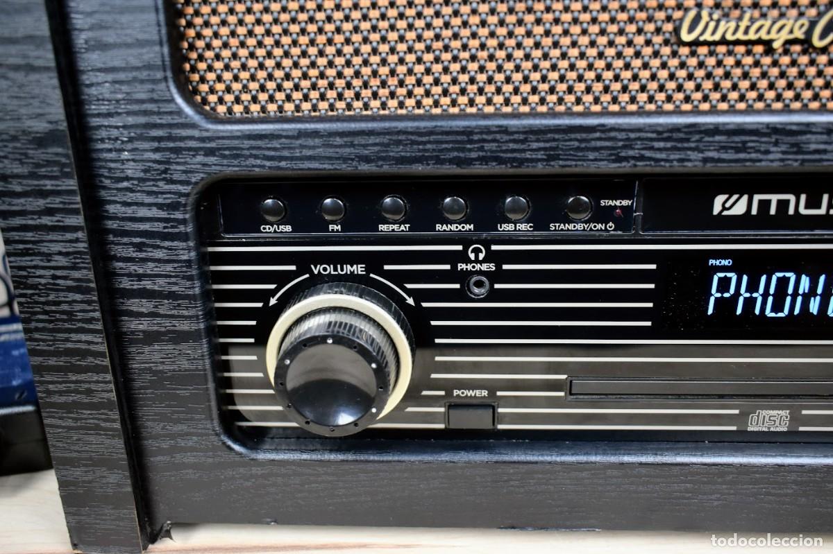 Radios antiguas: Muse MT-115W Tocadiscos CD Bluetooth USB - Foto 6