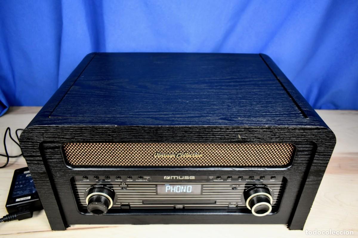 Radios antiguas: Muse MT-115W Tocadiscos CD Bluetooth USB - Foto 8