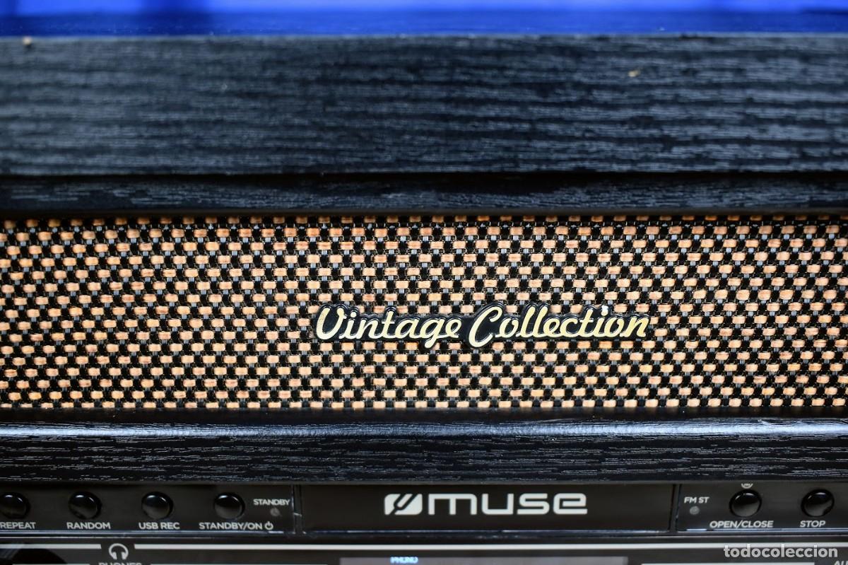 Radios antiguas: Muse MT-115W Tocadiscos CD Bluetooth USB - Foto 11
