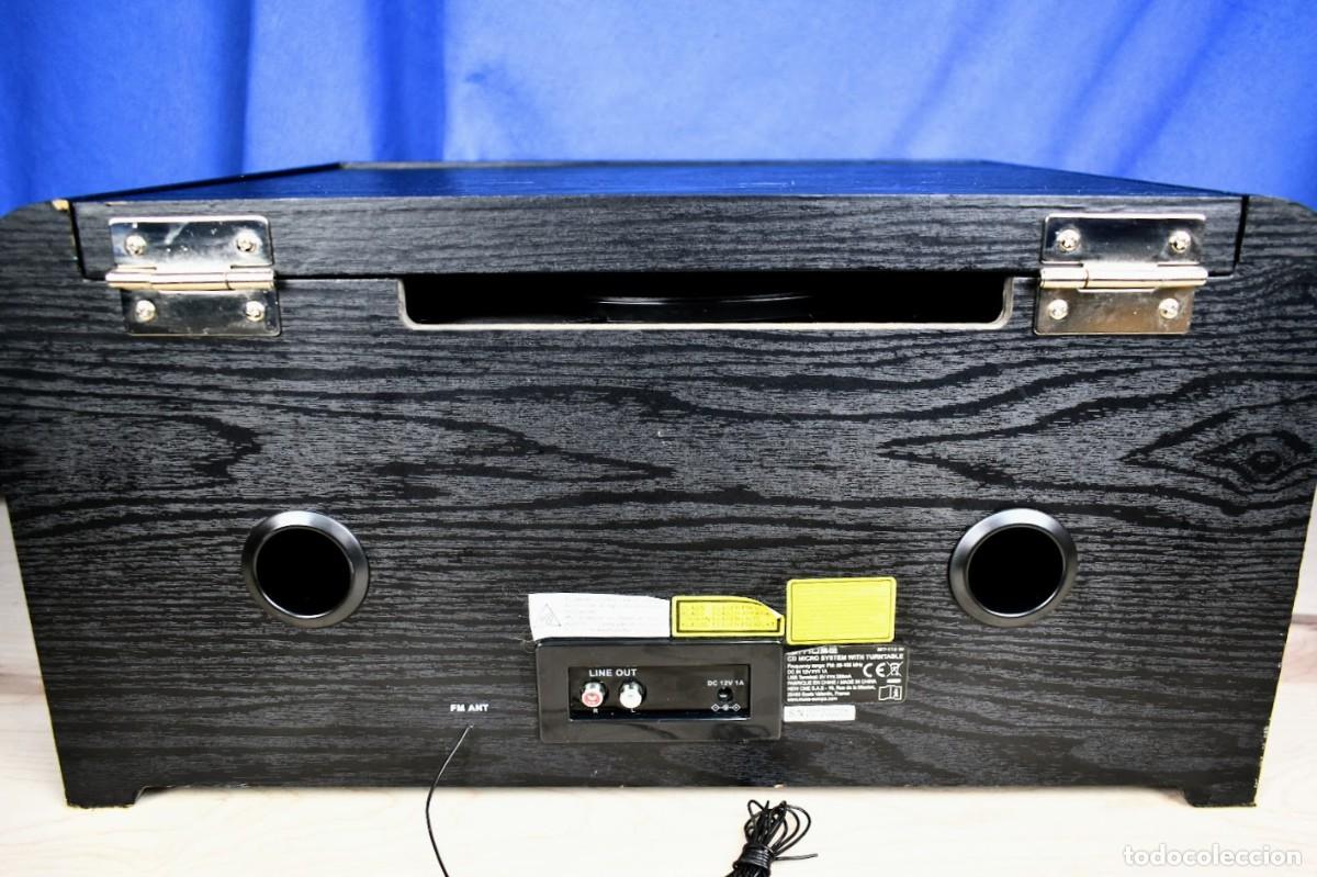 Radios antiguas: Muse MT-115W Tocadiscos CD Bluetooth USB - Foto 13