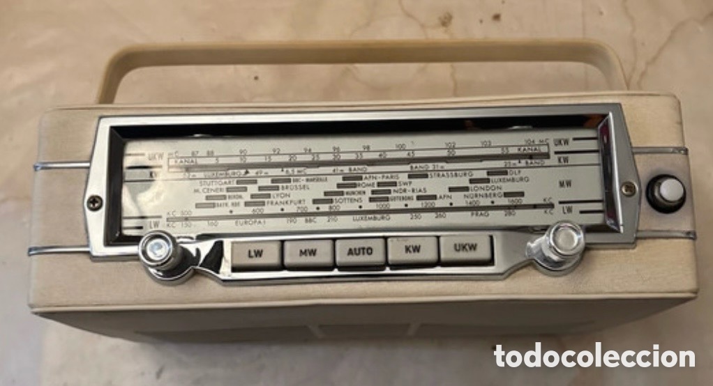 Radios antiguas: Philips antoinette color crema - Foto 1