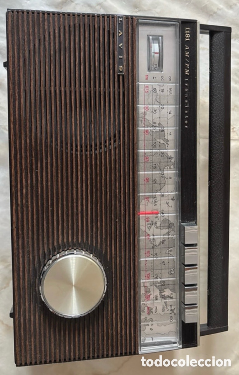 Radios antiguas: Radio lavis marron 1181 - Foto 1