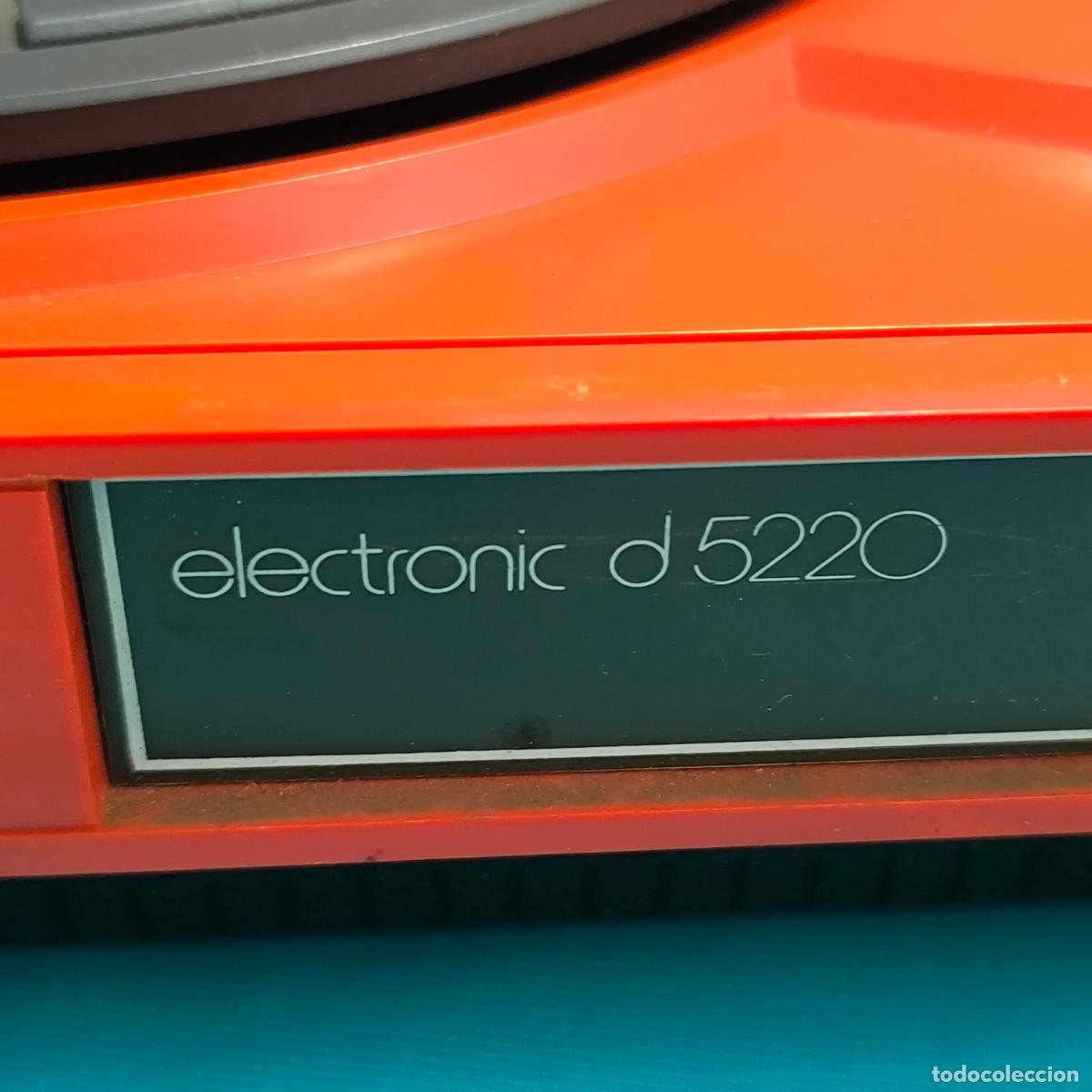 Radios antiguas: Tocadiscos electronic D-5220 Philips funcionando correctamente - Foto 5