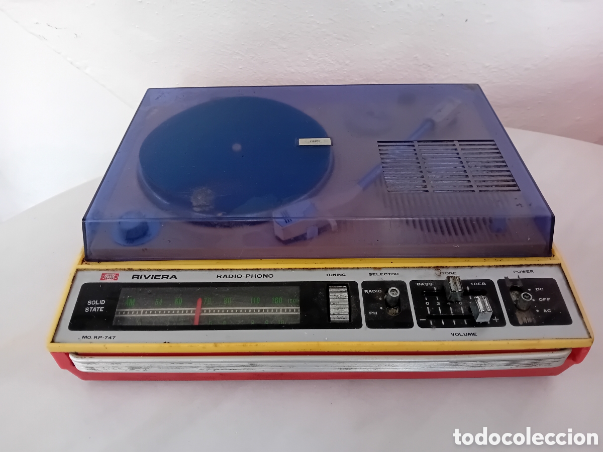 Radios antiguas: riviera radio-phone tocadiscos RRR - Foto 2