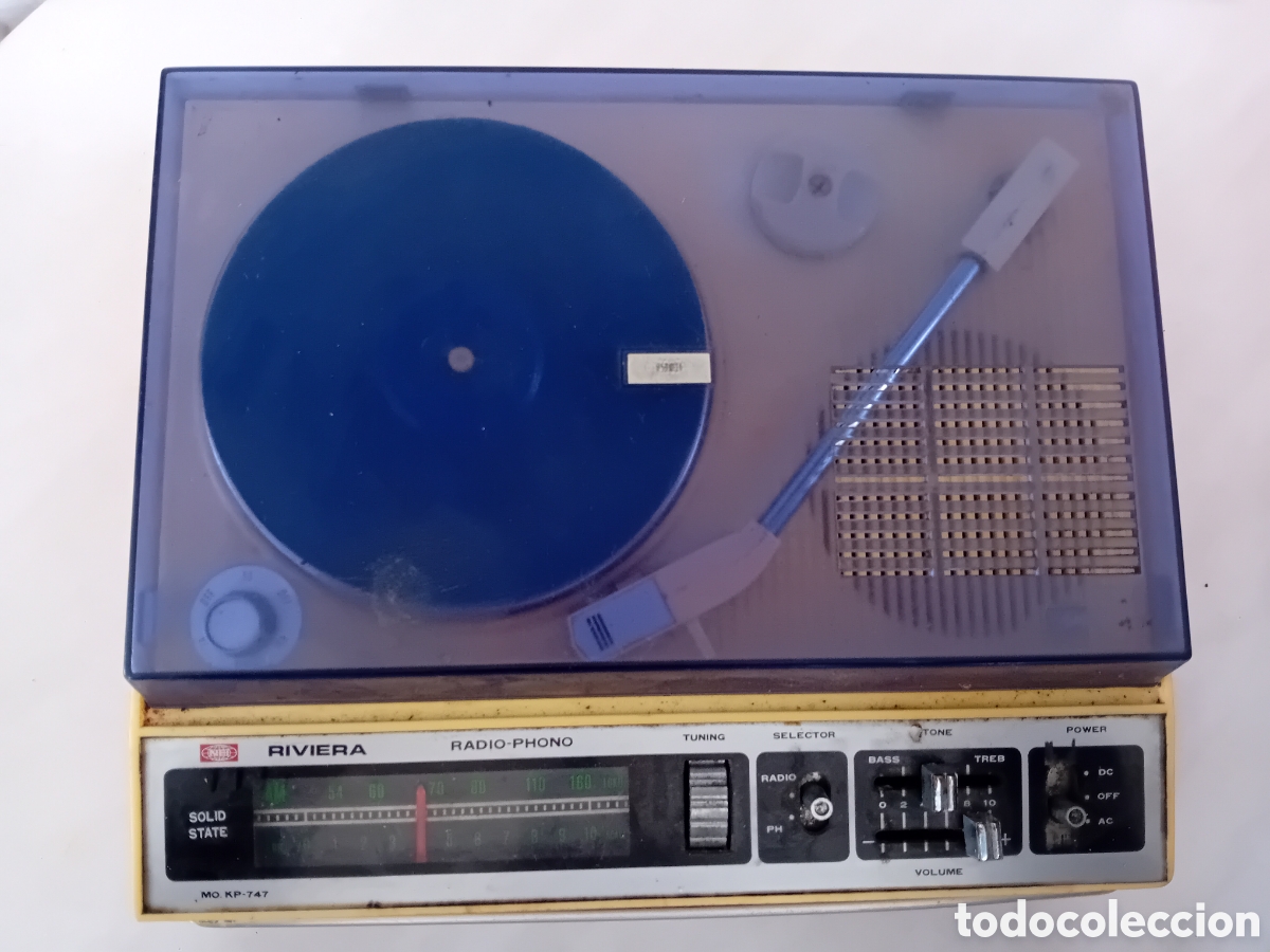Radios antiguas: riviera radio-phone tocadiscos RRR - Foto 3