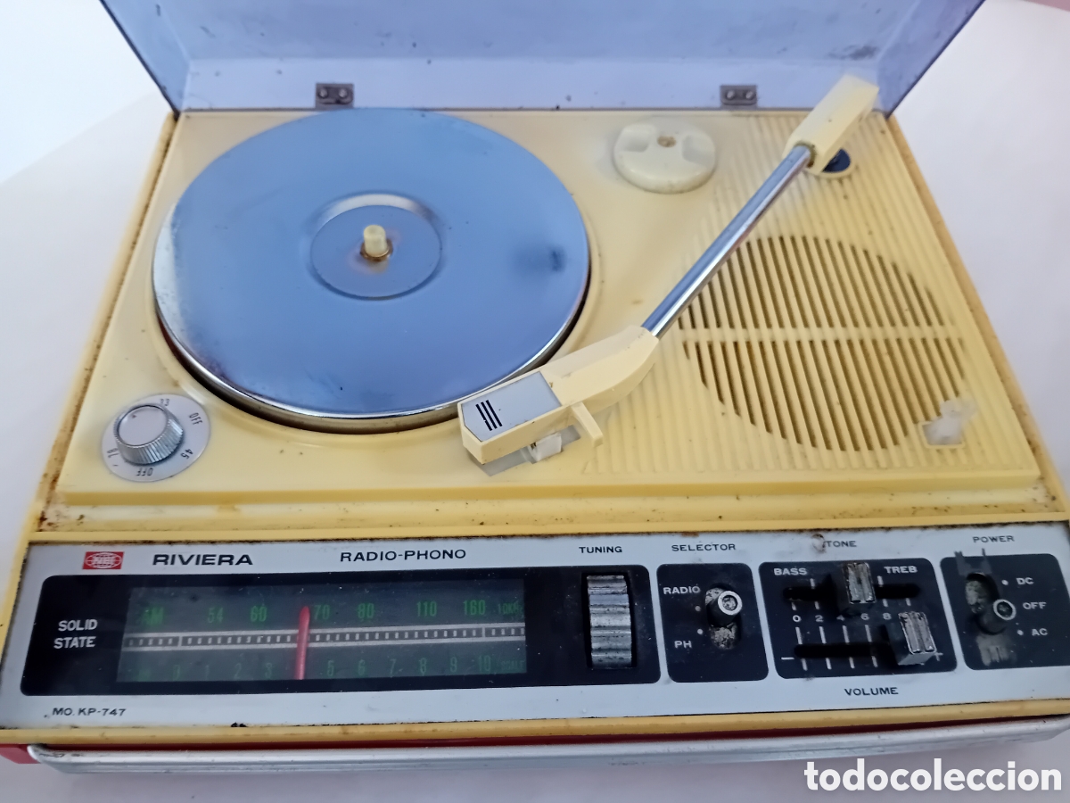 Radios antiguas: riviera radio-phone tocadiscos RRR - Foto 6