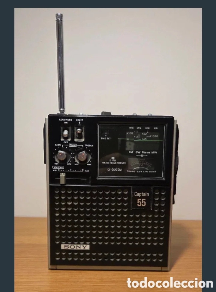 Radios antiguas: Sony CAPTAIN 55 en muy buen estado - Foto 1