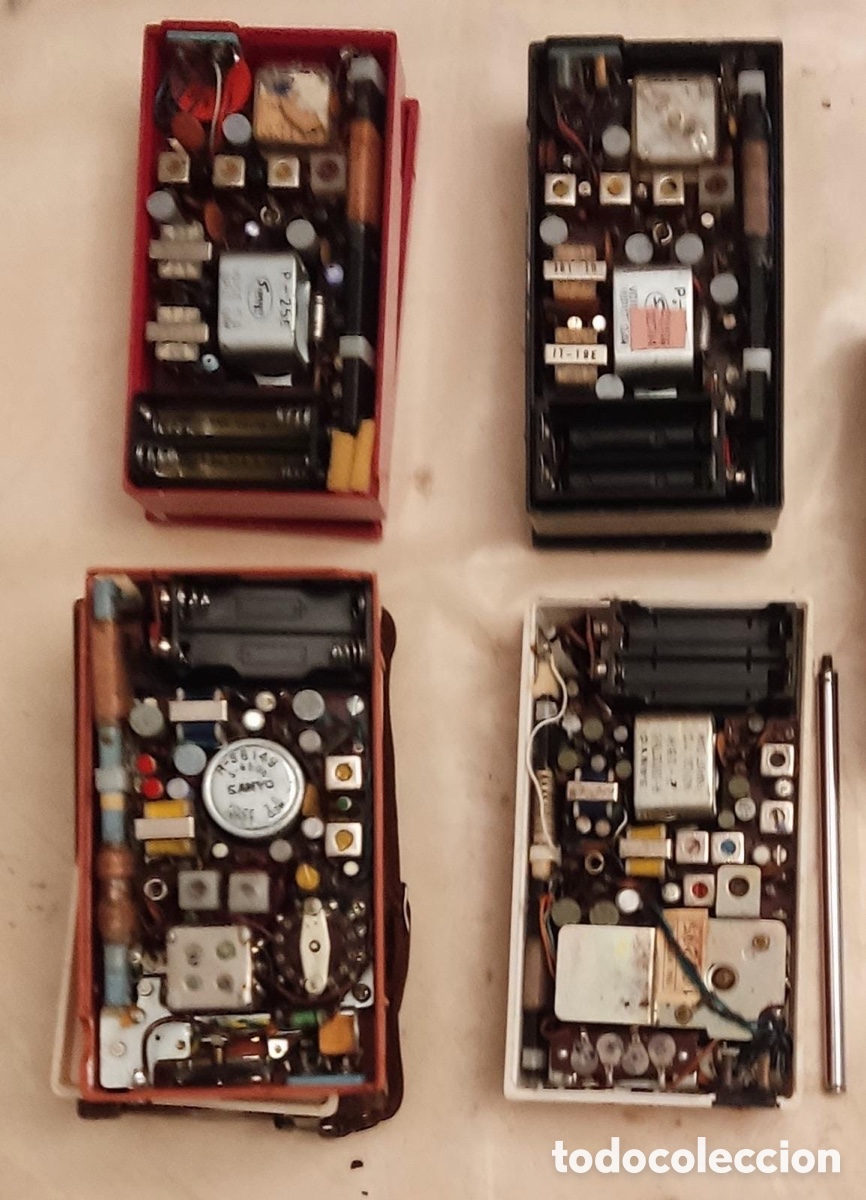 Radios antiguas: 4 transistores de la marca Sanyo - Foto 2
