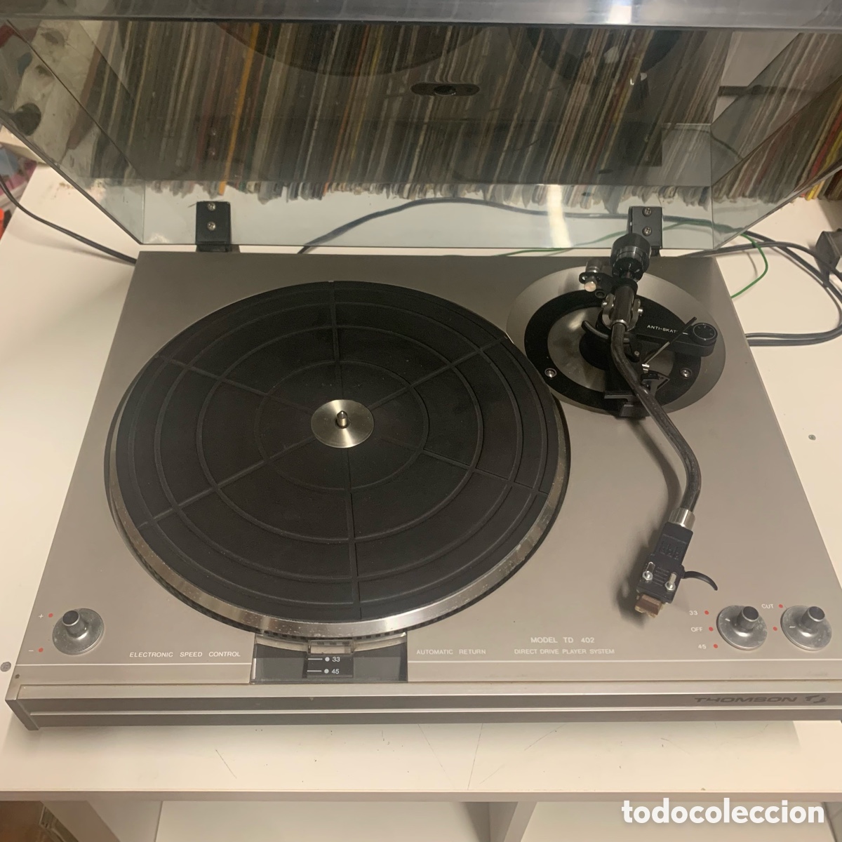 Radios antiguas: Tocadiscos a&ntilde;os 70 thomson td 402 - Foto 1