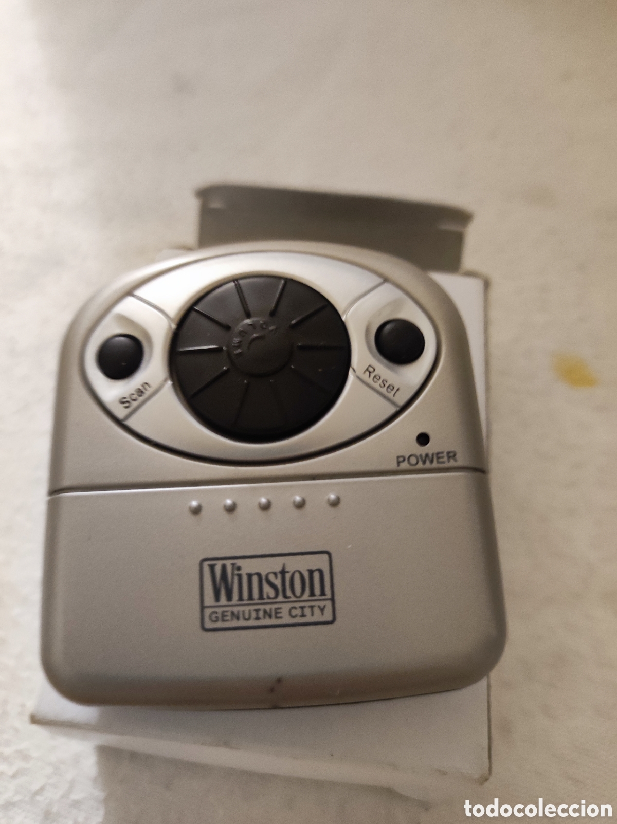 Old radios: Dispositivo publicidad electr&oacute;nico promocional Winston Genuine City &ndash; Art&iacute;culo de colecci&oacute;n