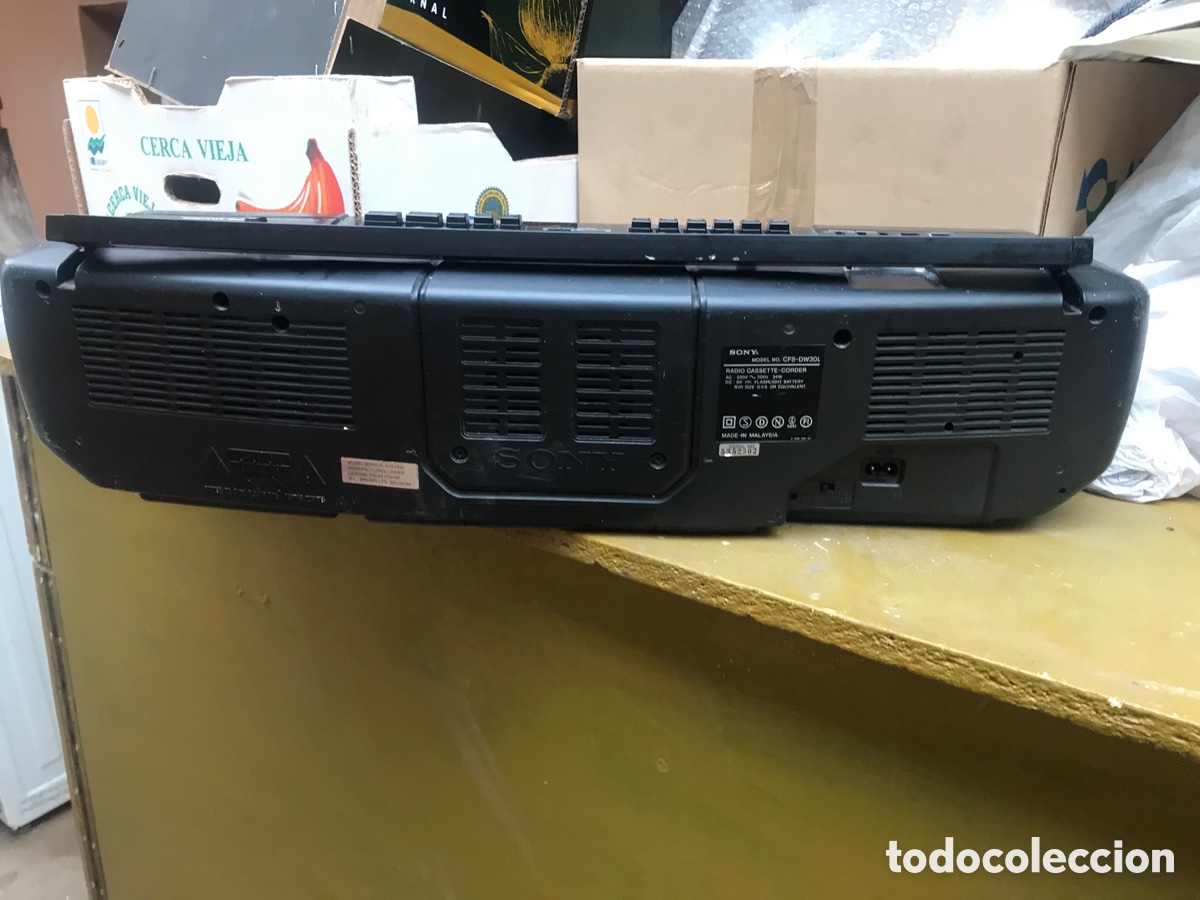 Radios antiguas: Radiocasete Sony Corder. CFS- DW30L - Foto 4