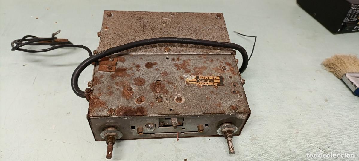 Radios antiguas: RADIO DE COCHE A VALVULAS PHILIPSNF 344 V 2B - Foto 7
