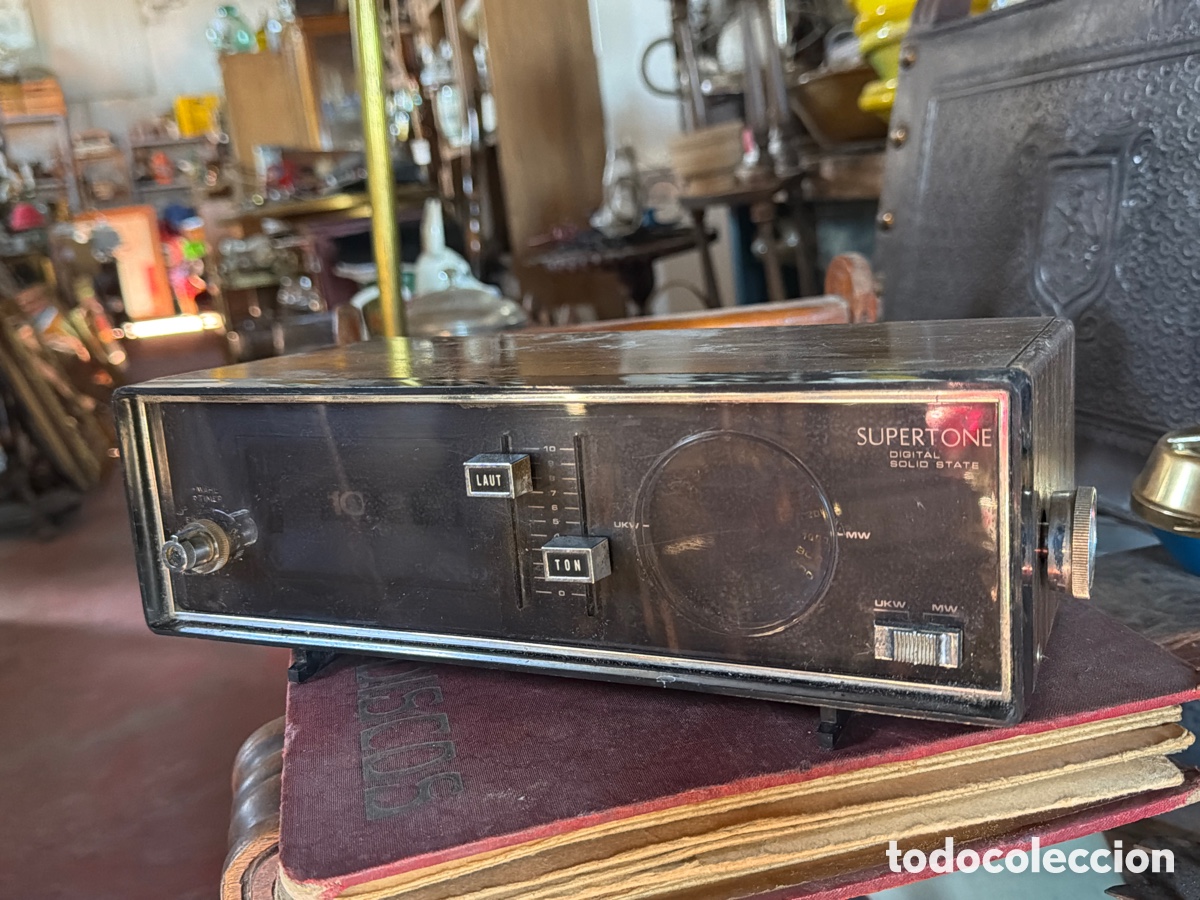 Radios antiguas: Radio supertone con despertador - Foto 1