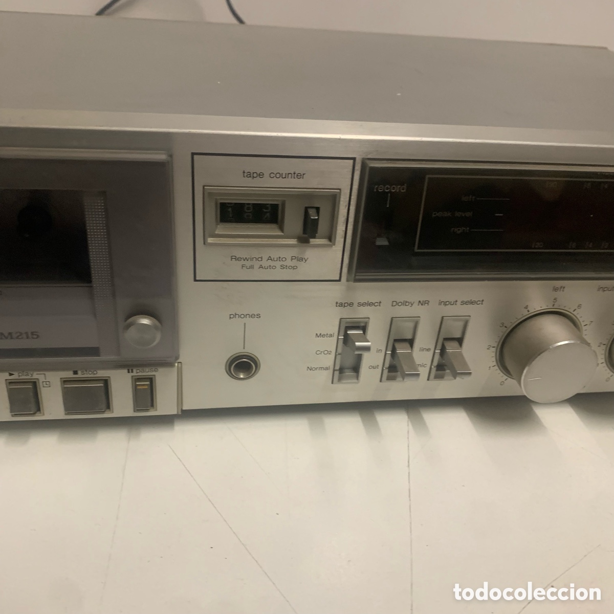 Radios antiguas: pletina de cassette Technics RS-M215. - Foto 3