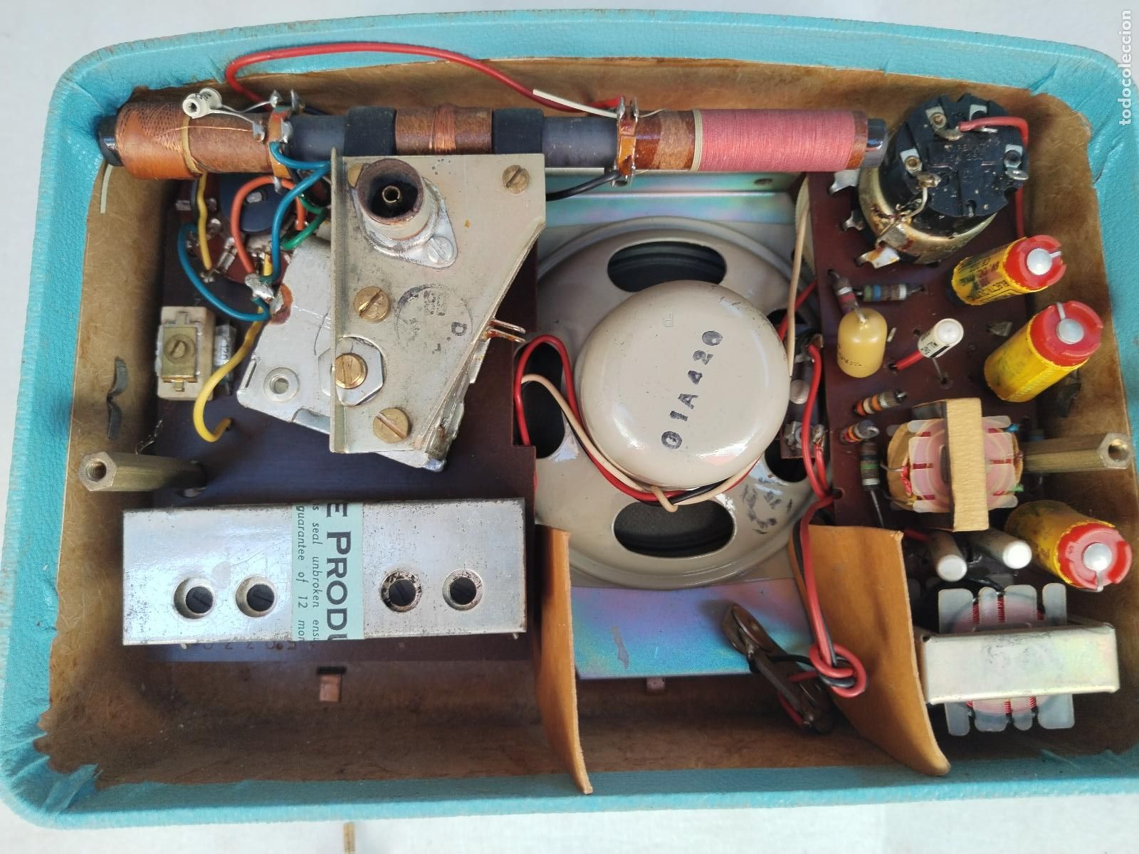 Radios antiguas: radio transistor antiguo dansette vintage - Foto 6