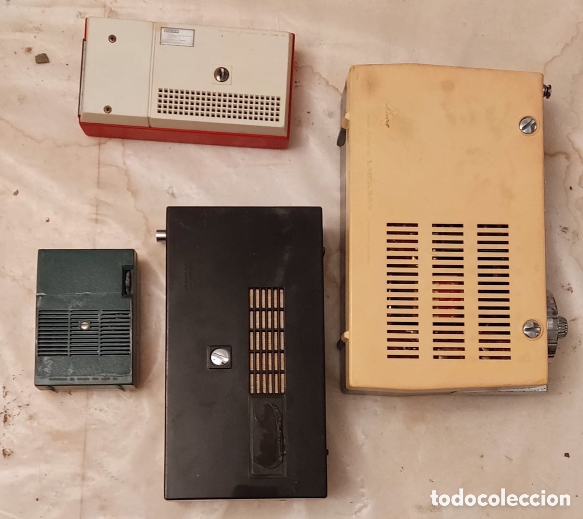 Radios antiguas: Lote 5 transistores Lavis - Foto 3